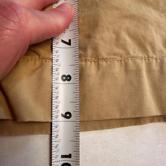 Psycho Bunny Size 38 Classic Chino Shorts Dark Khaki Tan 9" Inseam - Picture 9 of 10